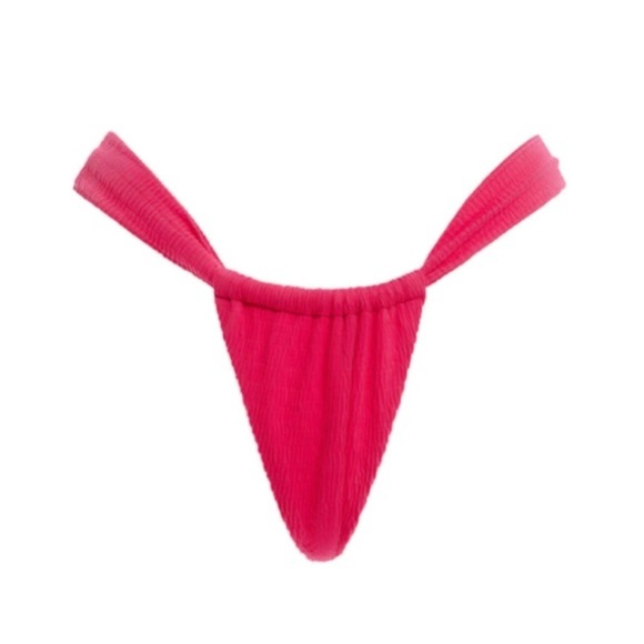 New! Agua Bendita Elsa hot pink sting cheeky thong bikini bottom 14571 - Picture 3 of 11